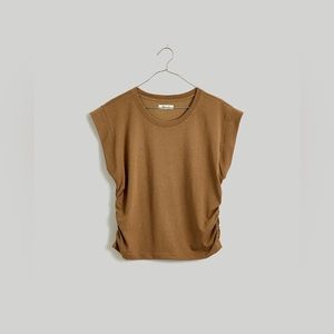 NWT Women’s Madewell Side-Cinch Muscle Tee, Size Small